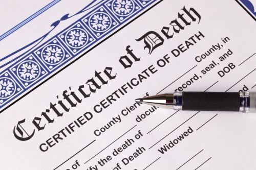 death certificate